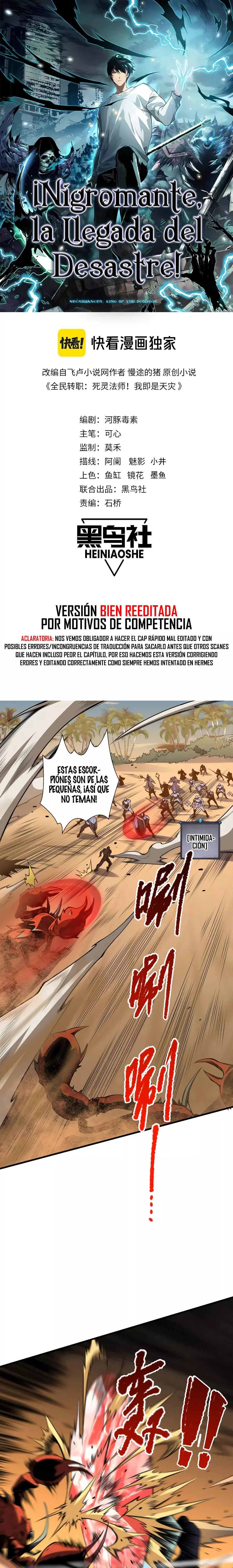 Read Nigromante la Llegada del Desastre ES Manga Online