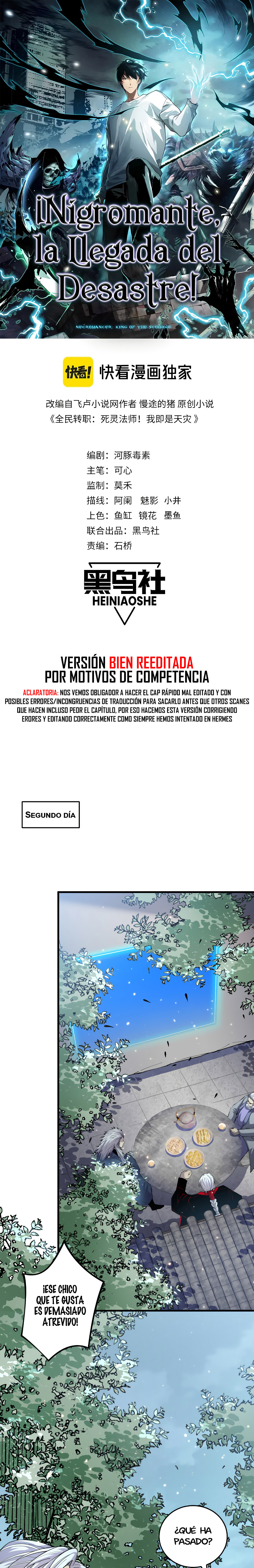 Read Nigromante la Llegada del Desastre ES Manga Online