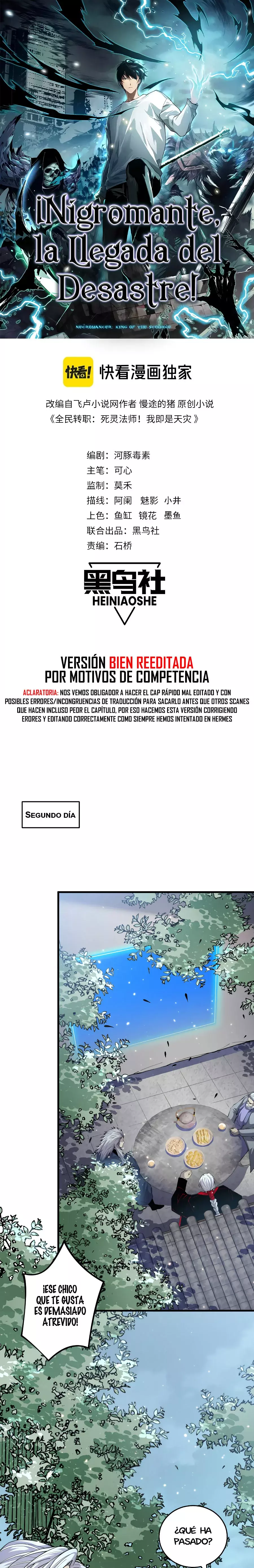 Read Nigromante la Llegada del Desastre ES Manga Online