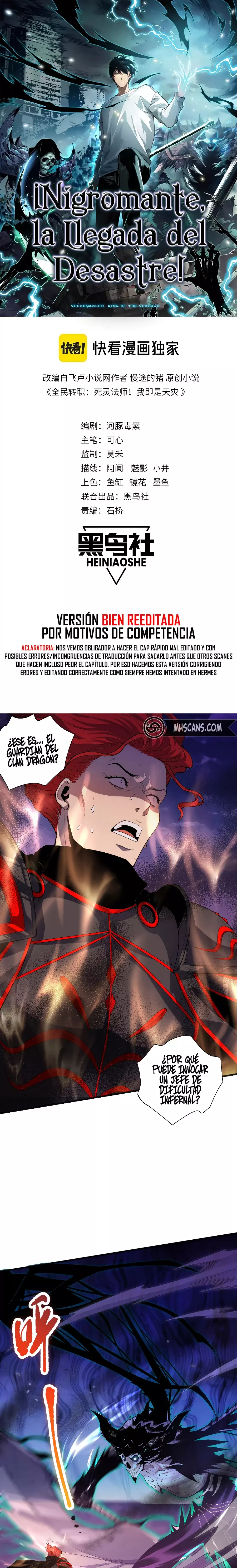 Read Nigromante la Llegada del Desastre ES Manga Online