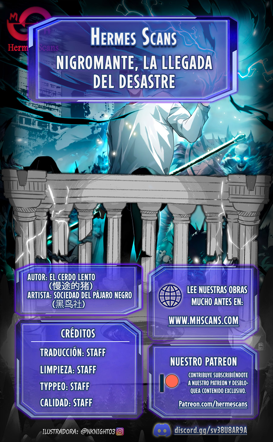 Read Nigromante la Llegada del Desastre ES Manga Online