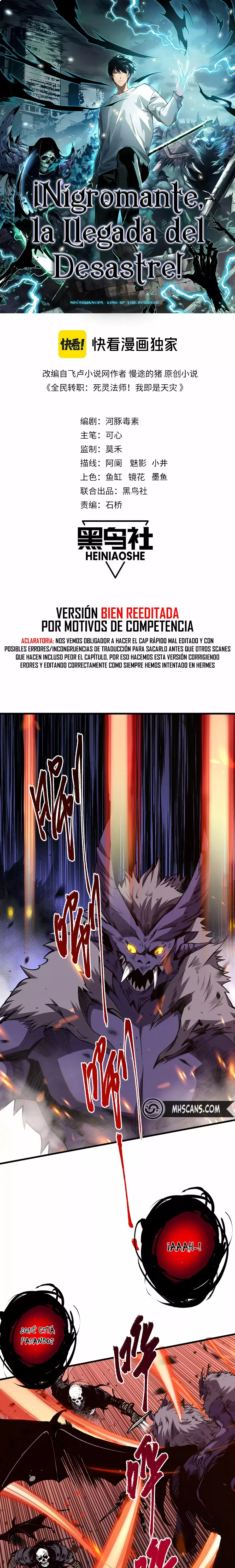 Read Nigromante la Llegada del Desastre ES Manga Online