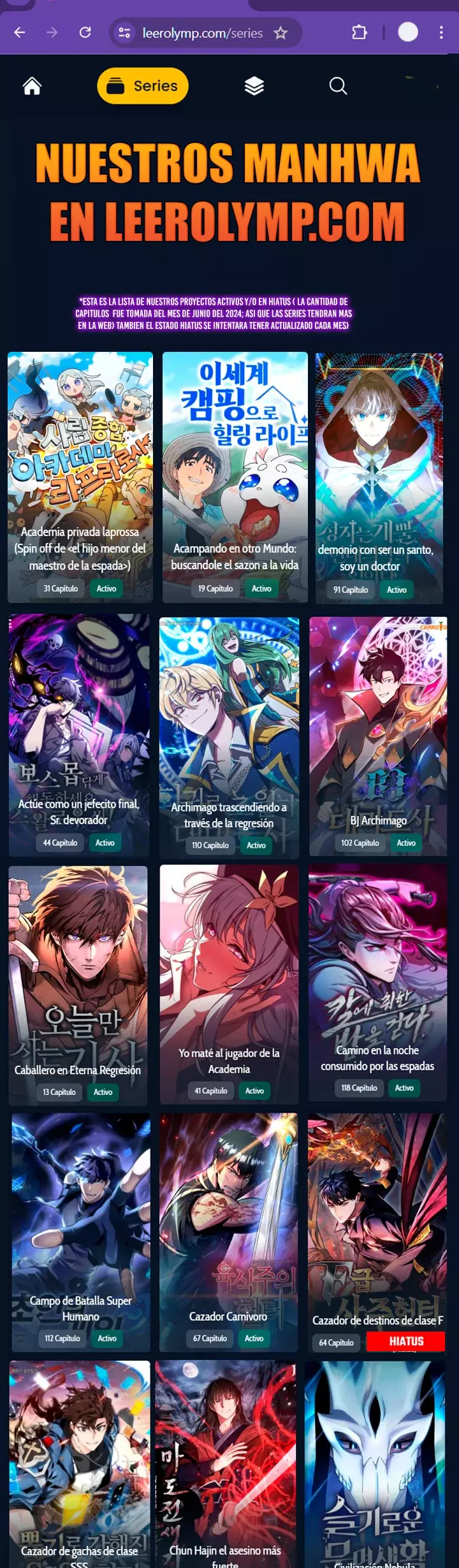 Read Pick Me Up Infinite Gacha ES Manga Online