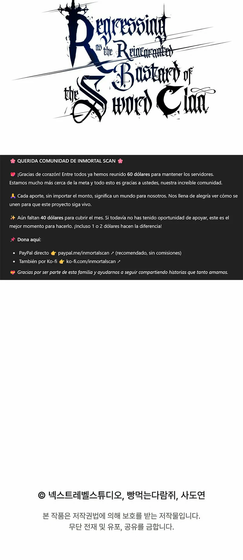 Read Regresando como el Bastardo Reencarnado del Clan de la Espada ES Manga Online