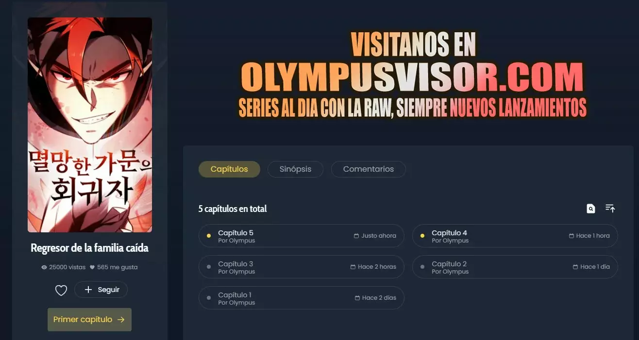 Read Regresor de la familia caída ES Manga Online