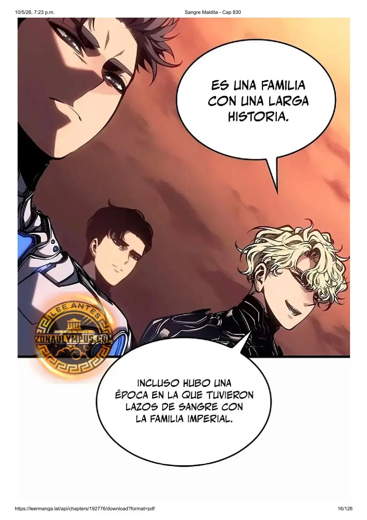 Read Sangre Maldita ES Manga Online