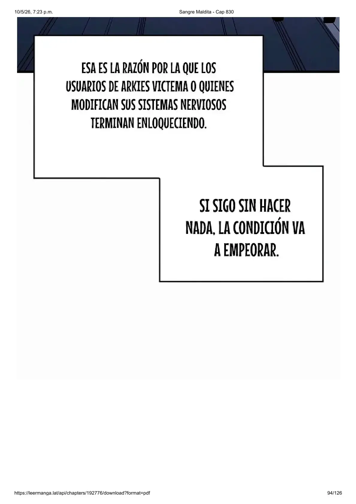 Read Sangre Maldita ES Manga Online