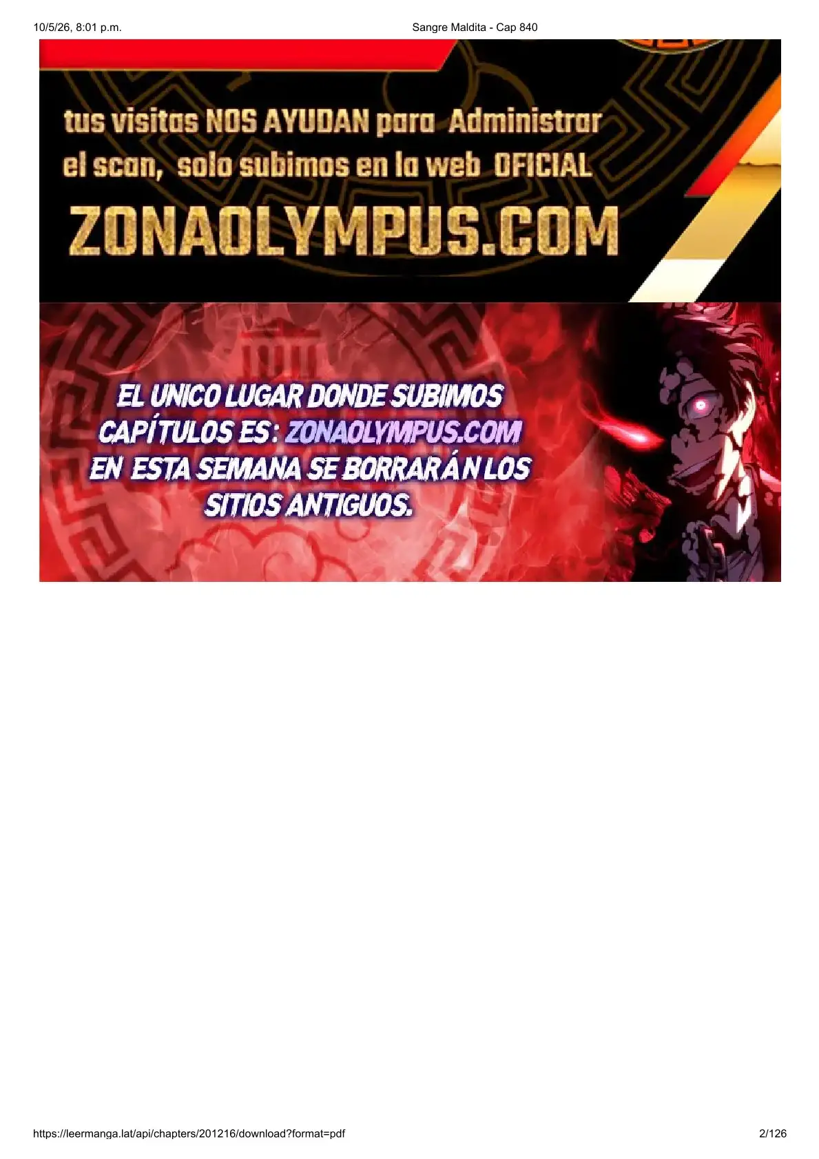 Read Sangre Maldita ES Manga Online