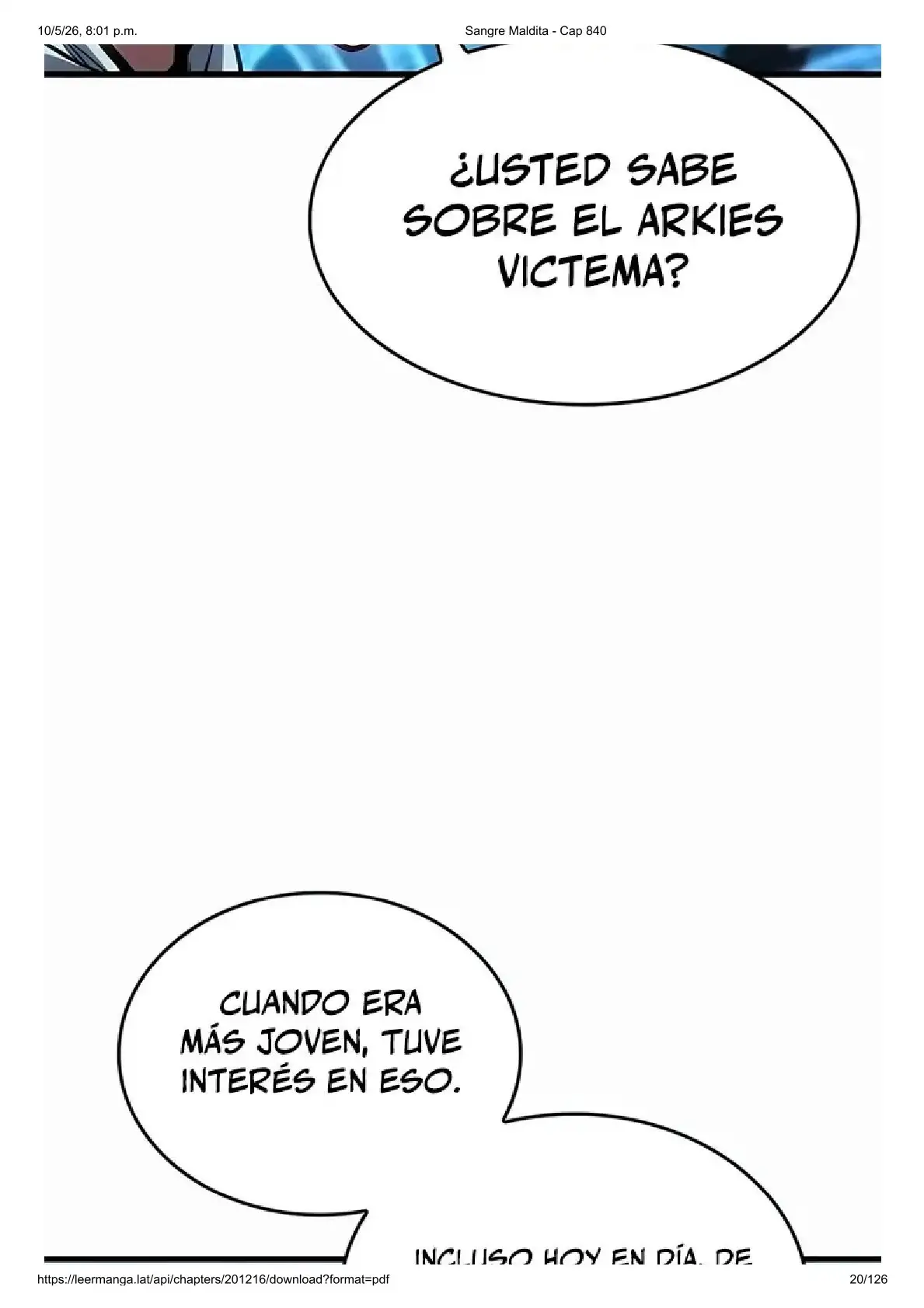 Read Sangre Maldita ES Manga Online
