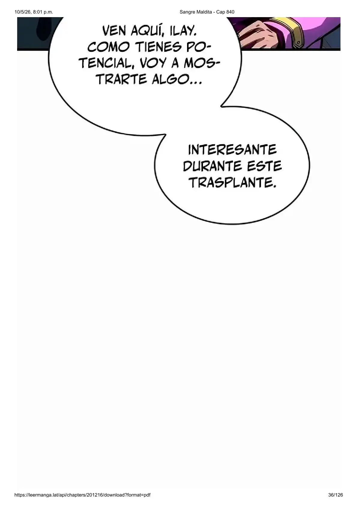 Read Sangre Maldita ES Manga Online