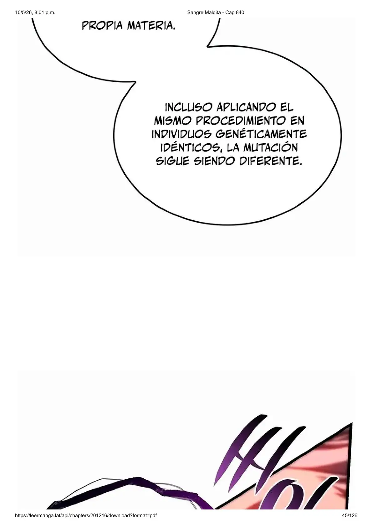 Read Sangre Maldita ES Manga Online