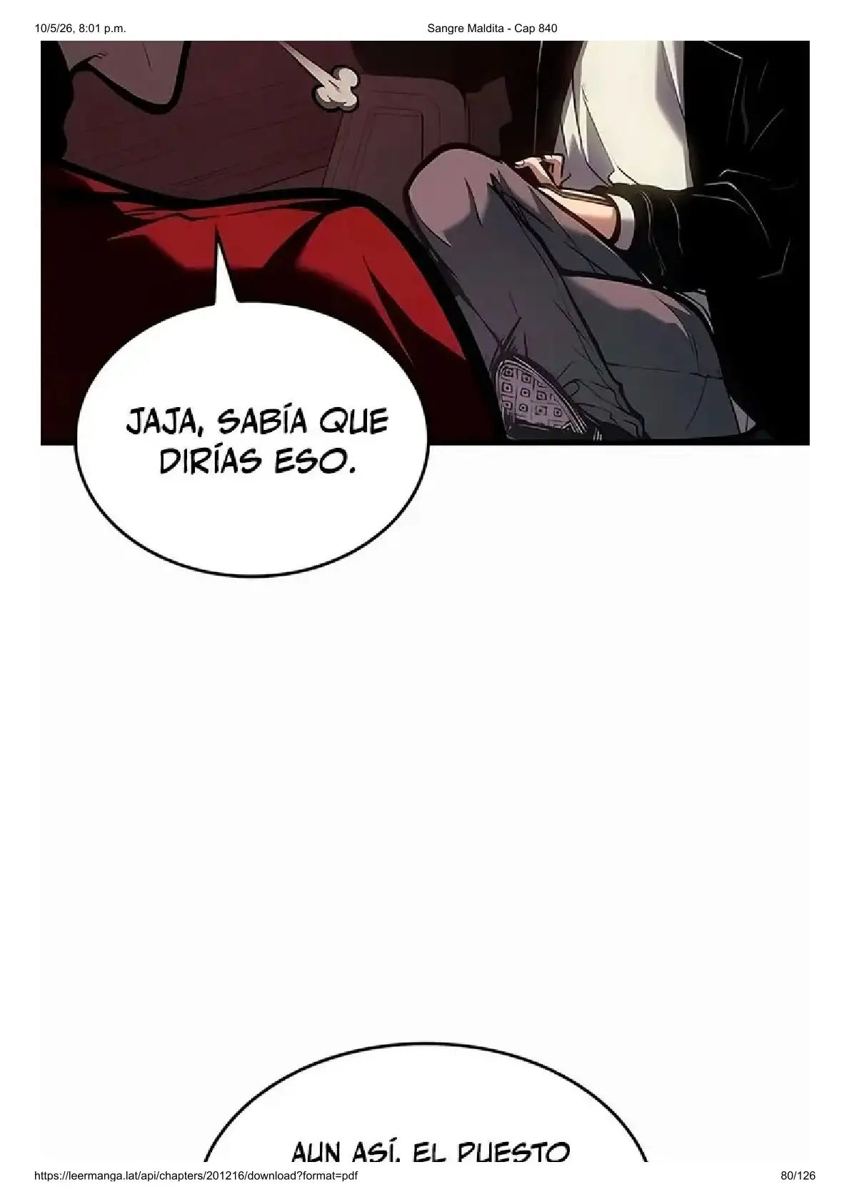 Read Sangre Maldita ES Manga Online