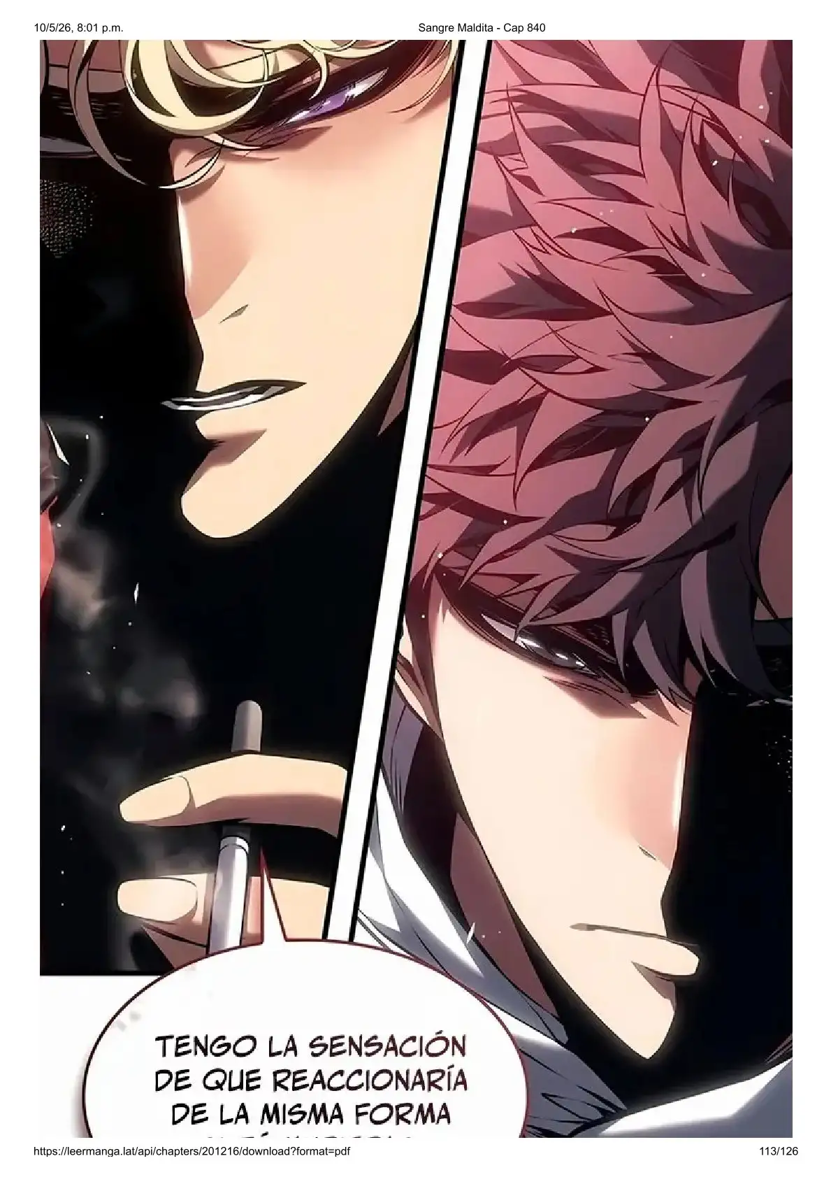 Read Sangre Maldita ES Manga Online