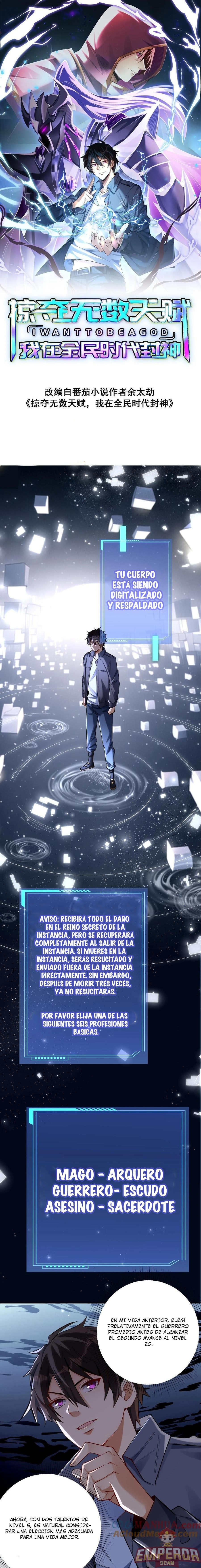 Read Saqueando innumerables talentos me convertí en dios ES Manga Online