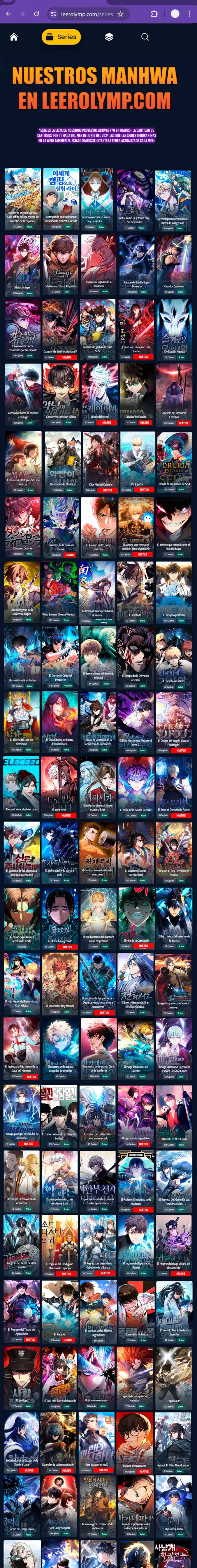 Read Solo Leveling Ragnarok ES Manga Online