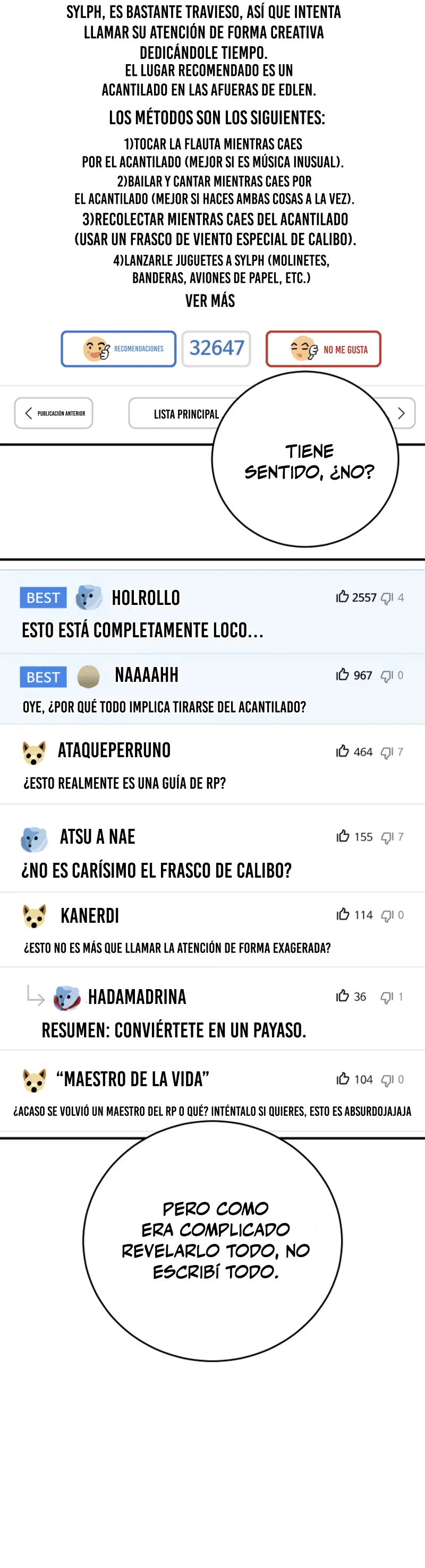 Read Streaming de la guía oculta del retornado ES Manga Online