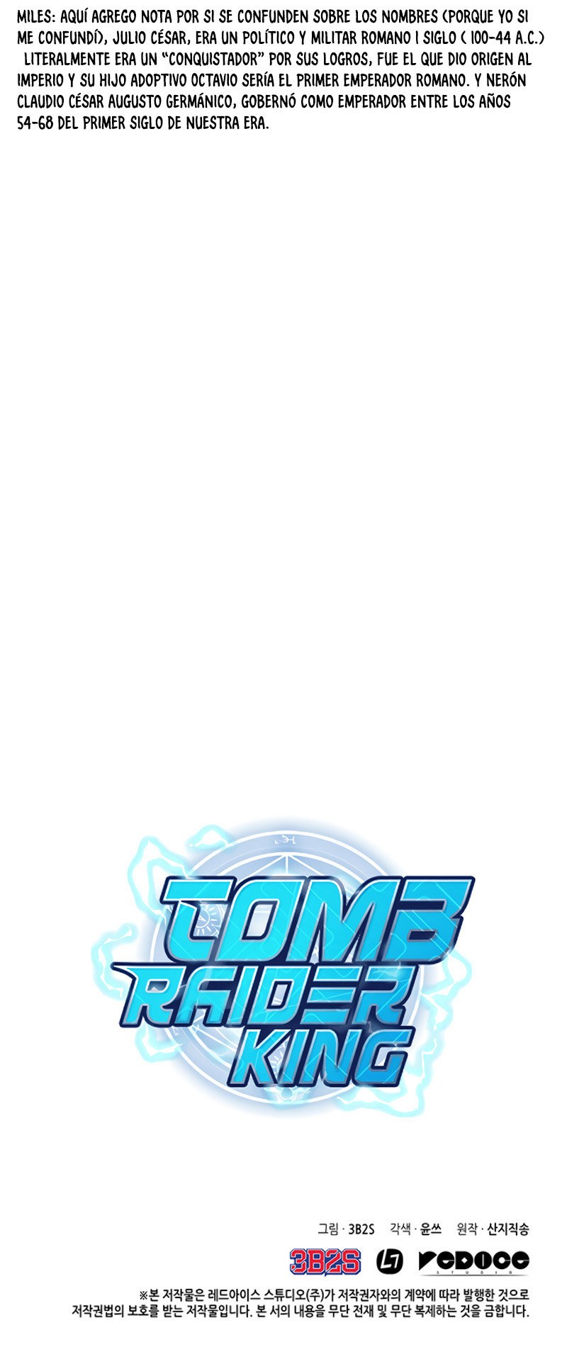 Read Tomb Raider King ES Manga Online