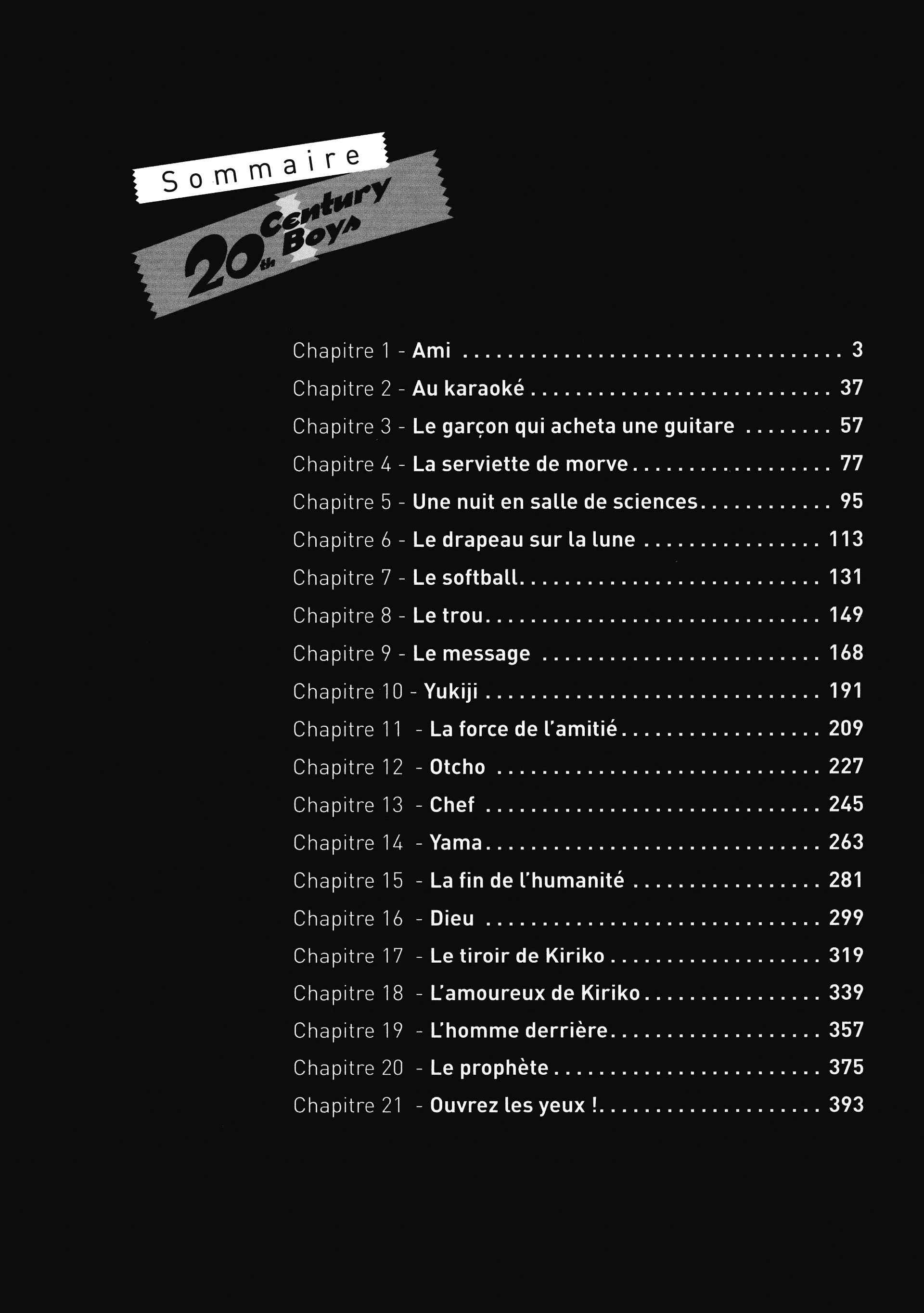 Read 20th Century Boys FR Manga Online