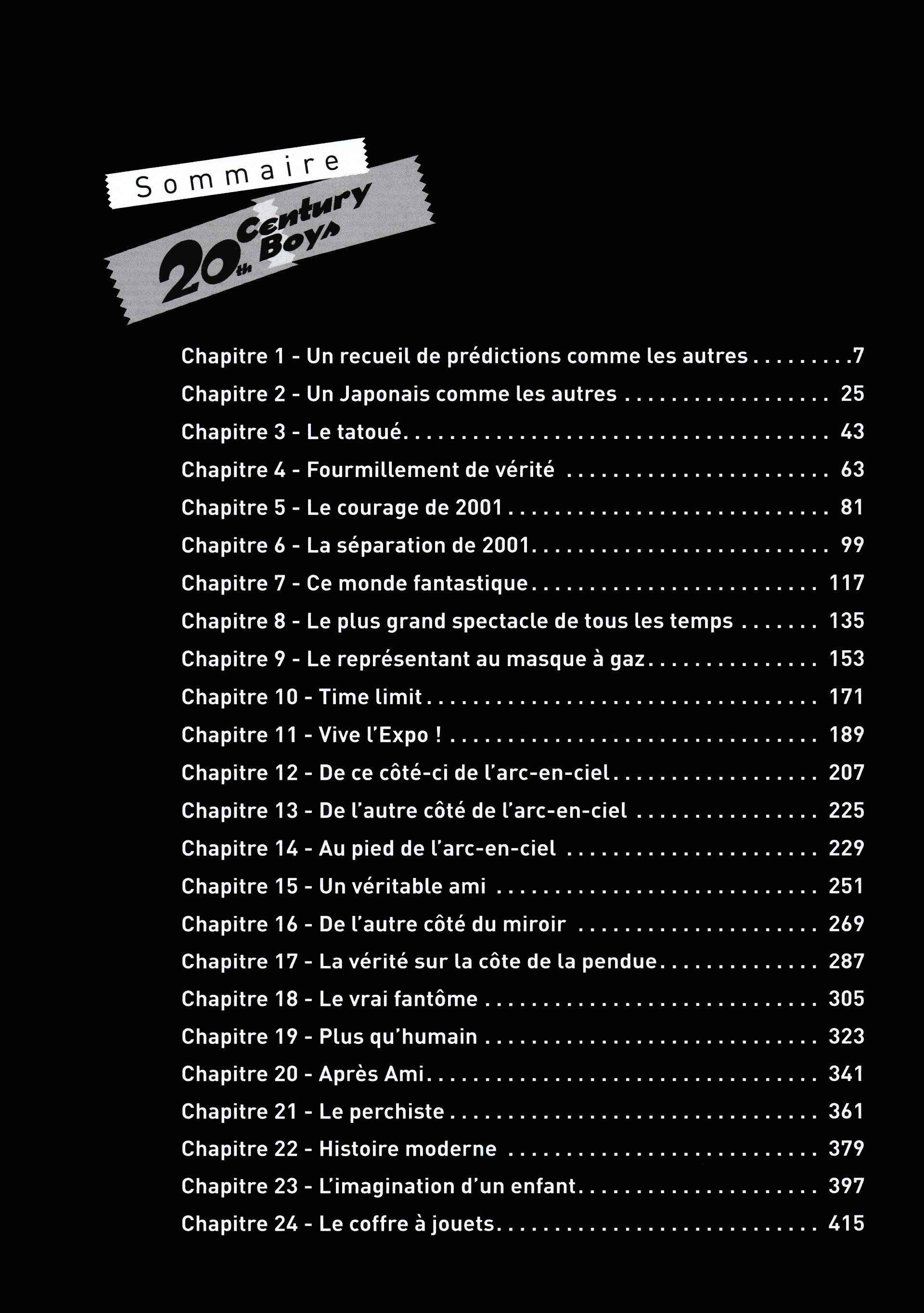 Read 20th Century Boys FR Manga Online