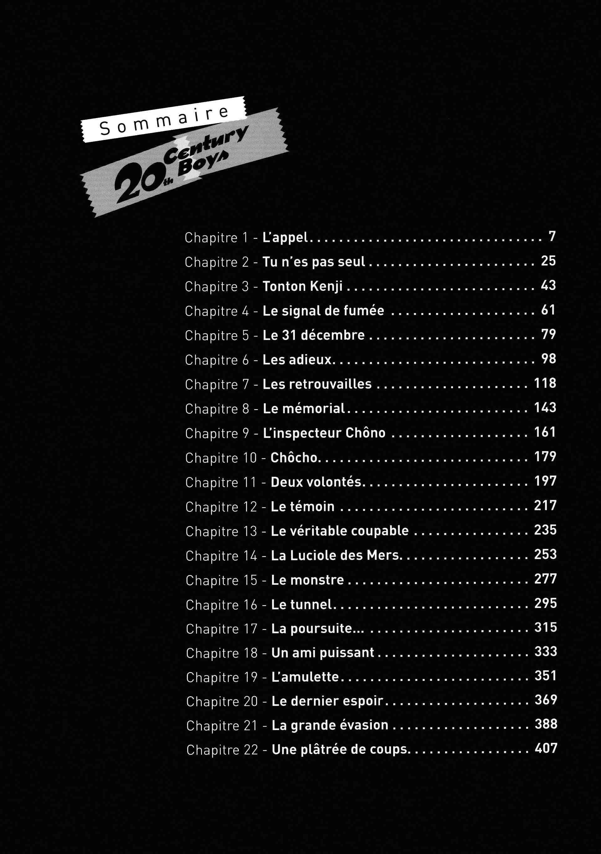 Read 20th Century Boys FR Manga Online