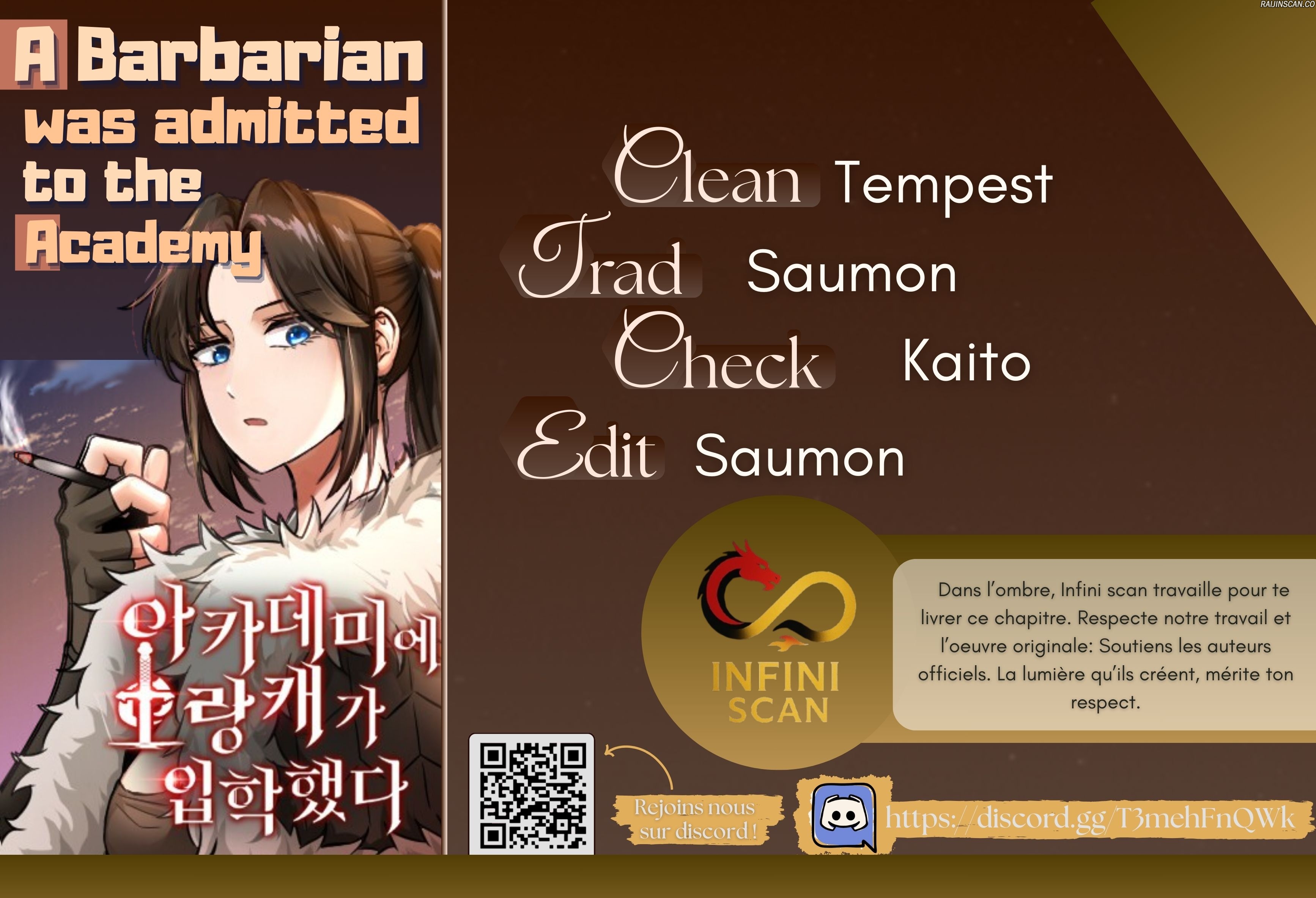 Read A Barbarian Was Admitted to the Academy FR Manga Online