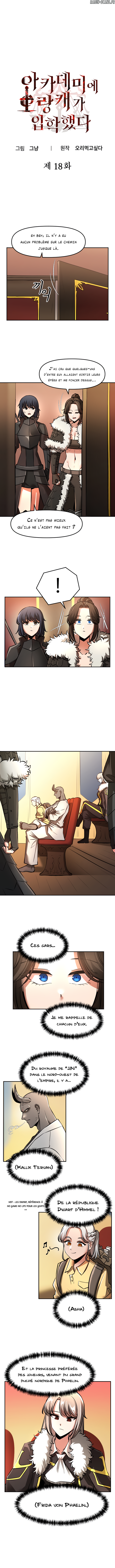 Read A Barbarian Was Admitted to the Academy FR Manga Online