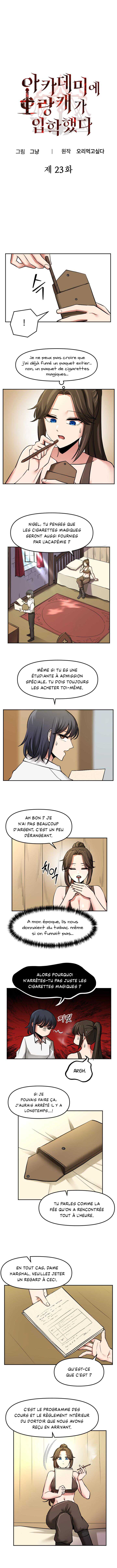 Read A Barbarian Was Admitted to the Academy FR Manga Online