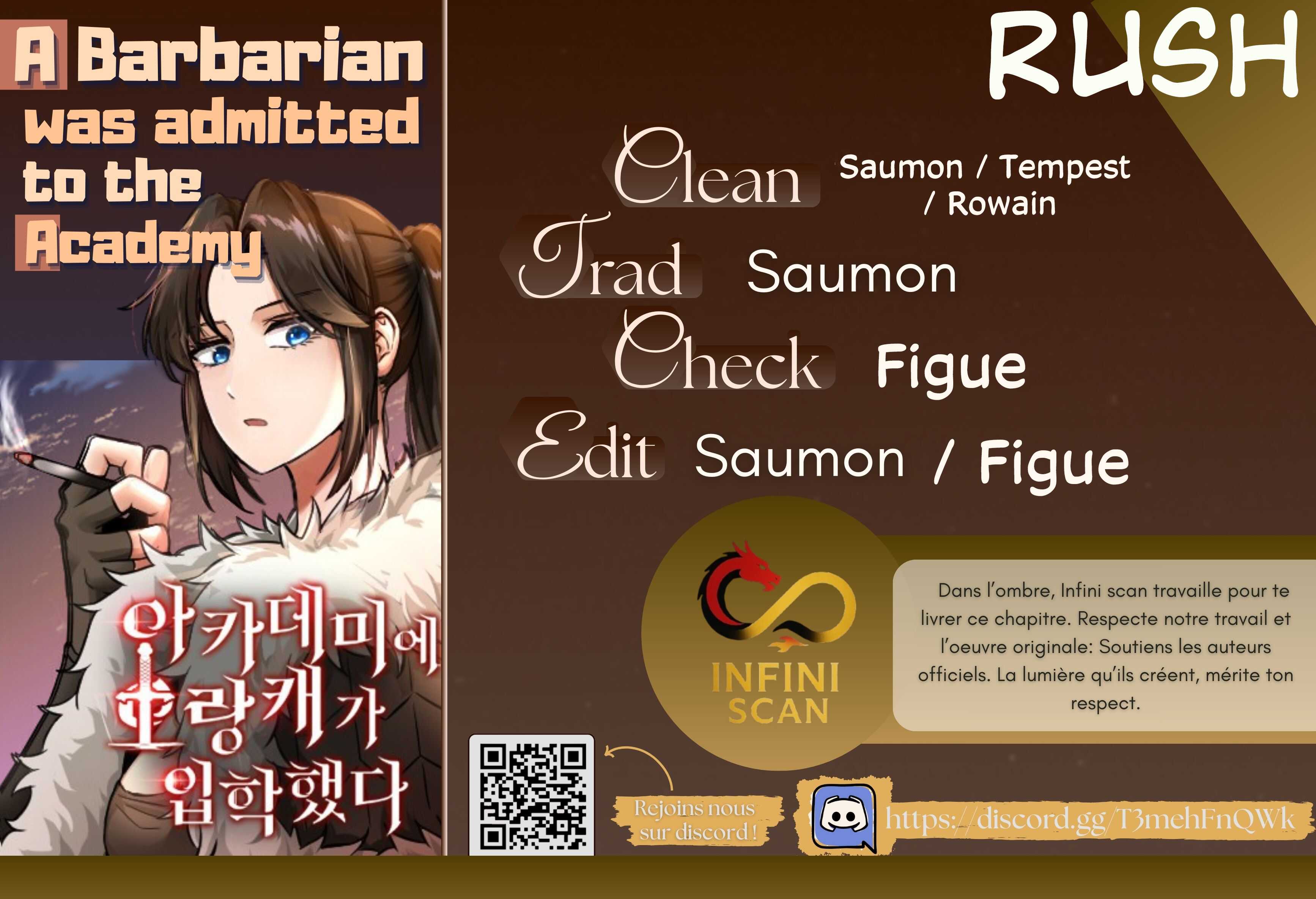 Read A Barbarian Was Admitted to the Academy FR Manga Online