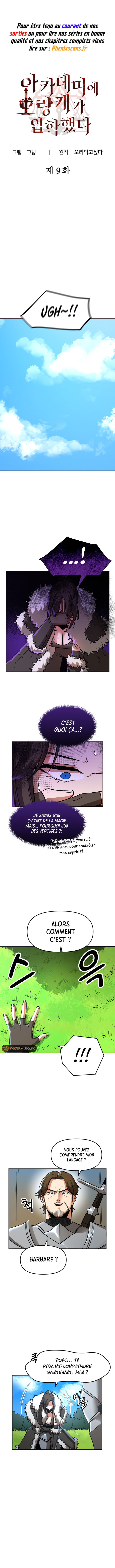 Read A Barbarian Was Admitted to the Academy FR Manga Online