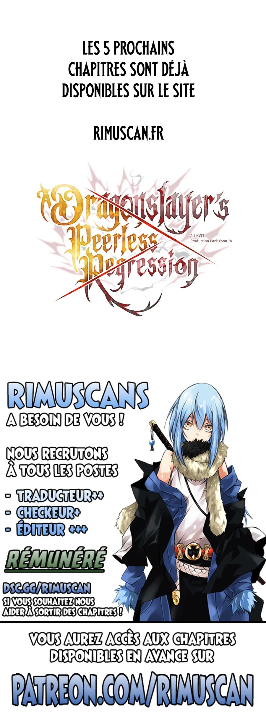 Read A Dragonslayer’s Peerless Regression FR Manga Online