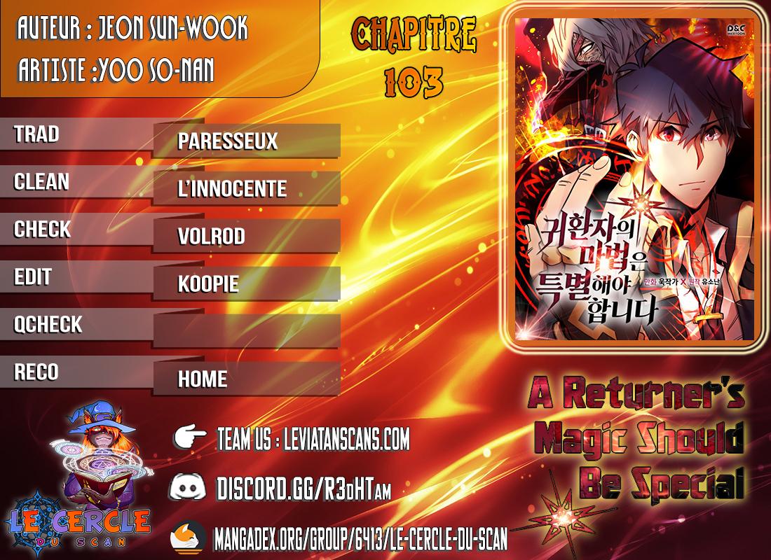 Read A Returner’s Magic Should Be Special FR Manga Online