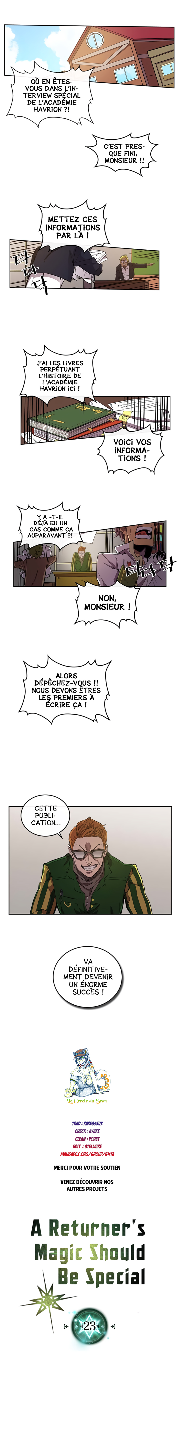 Read A Returner’s Magic Should Be Special FR Manga Online