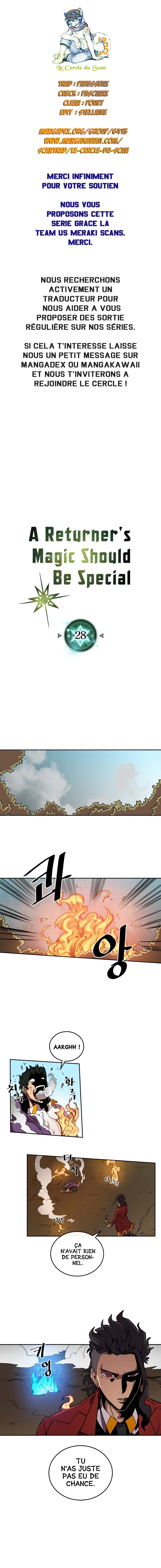 Read A Returner’s Magic Should Be Special FR Manga Online