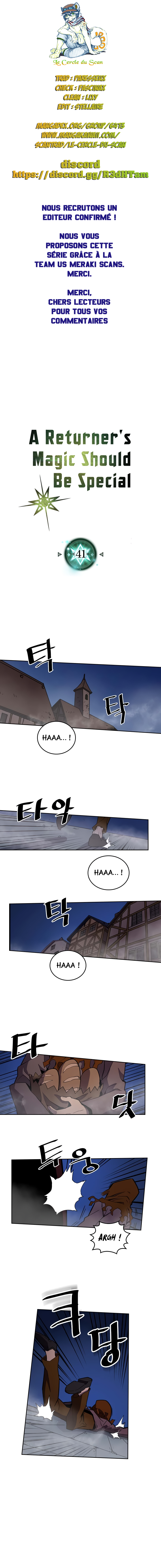 Read A Returner’s Magic Should Be Special FR Manga Online