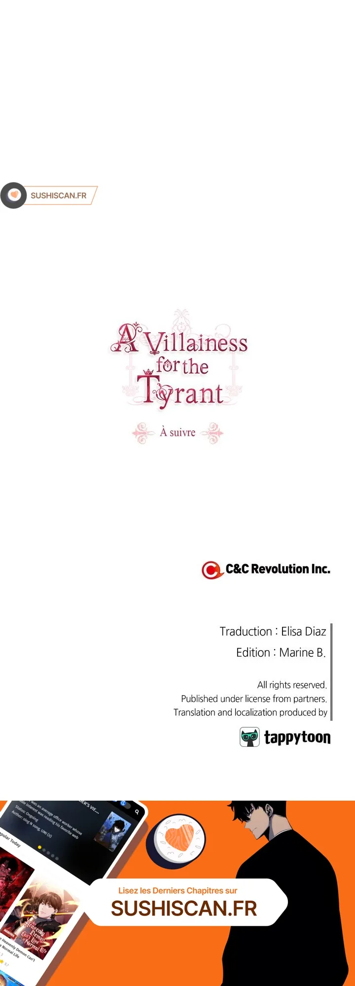 Read A Villainess for the Tyrant FR Manga Online