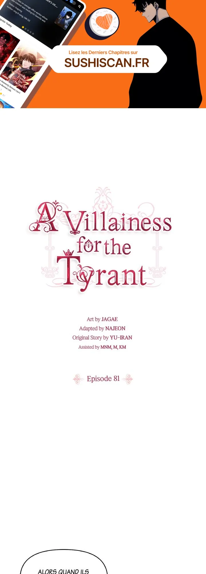 Read A Villainess for the Tyrant FR Manga Online