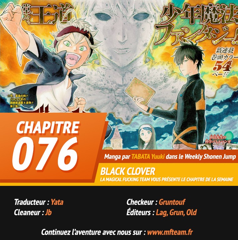 Read Black Clover FR Manga Online