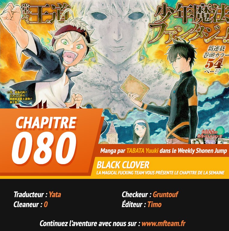Read Black Clover FR Manga Online