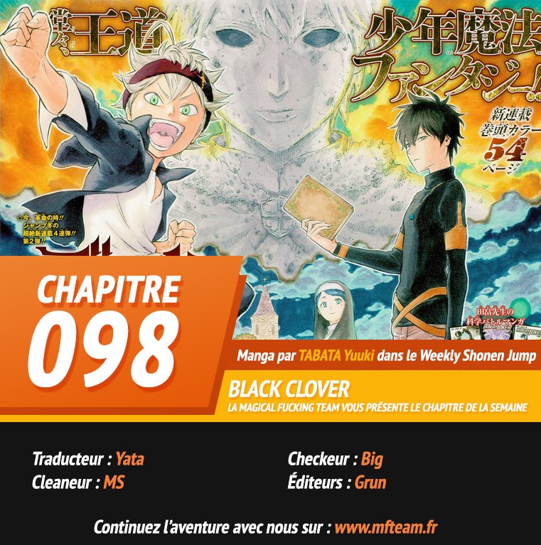Read Black Clover FR Manga Online