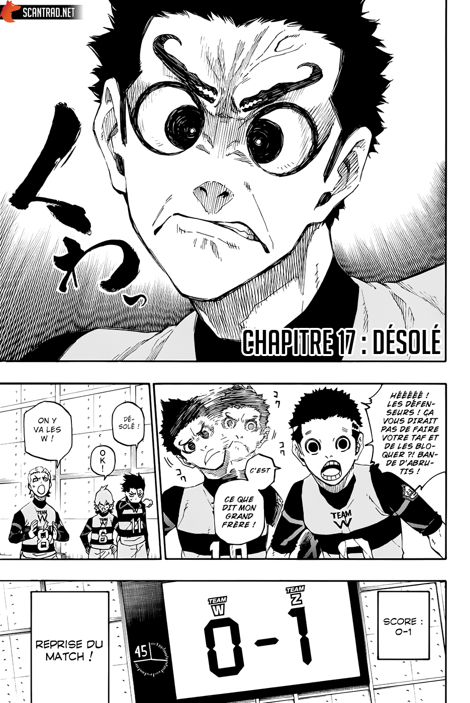 Read Blue Lock FR Manga Online