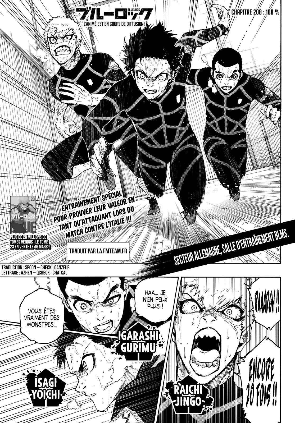 Read Blue Lock FR Manga Online