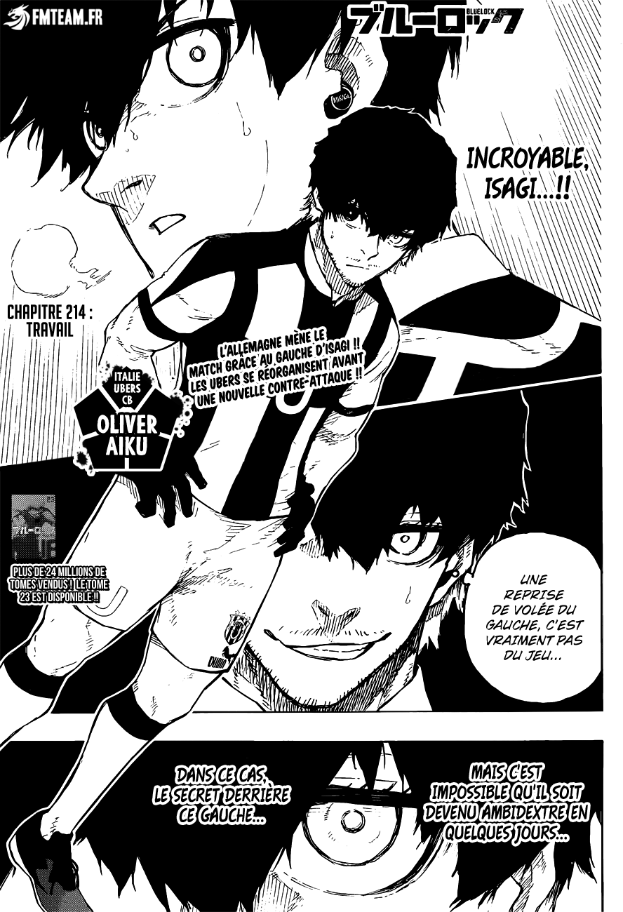 Read Blue Lock FR Manga Online
