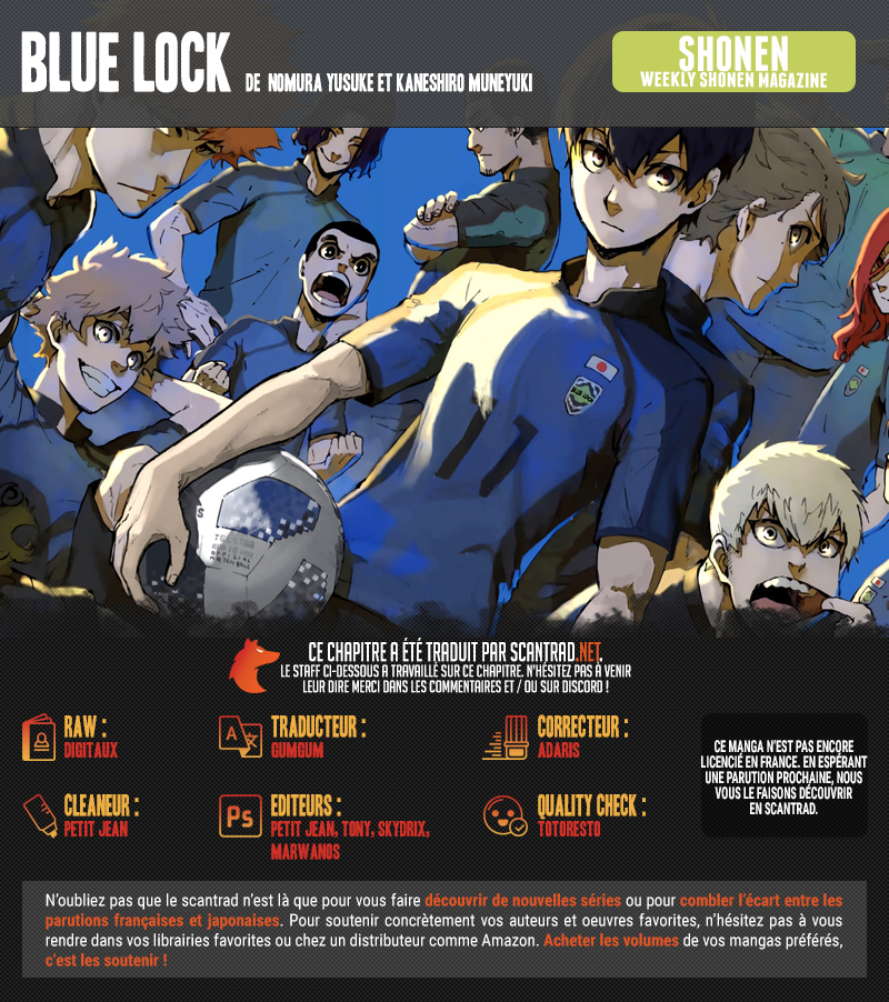 Read Blue Lock FR Manga Online