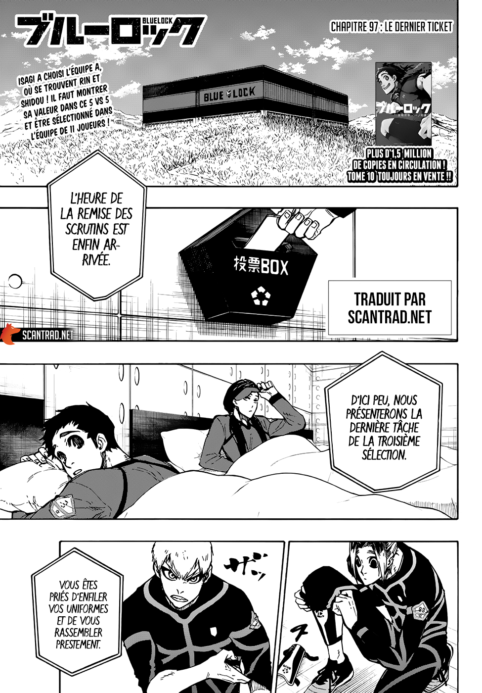 Read Blue Lock FR Manga Online