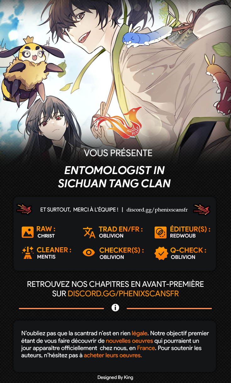 Read Entomologist In Sichuan Tang Clan FR Manga Online