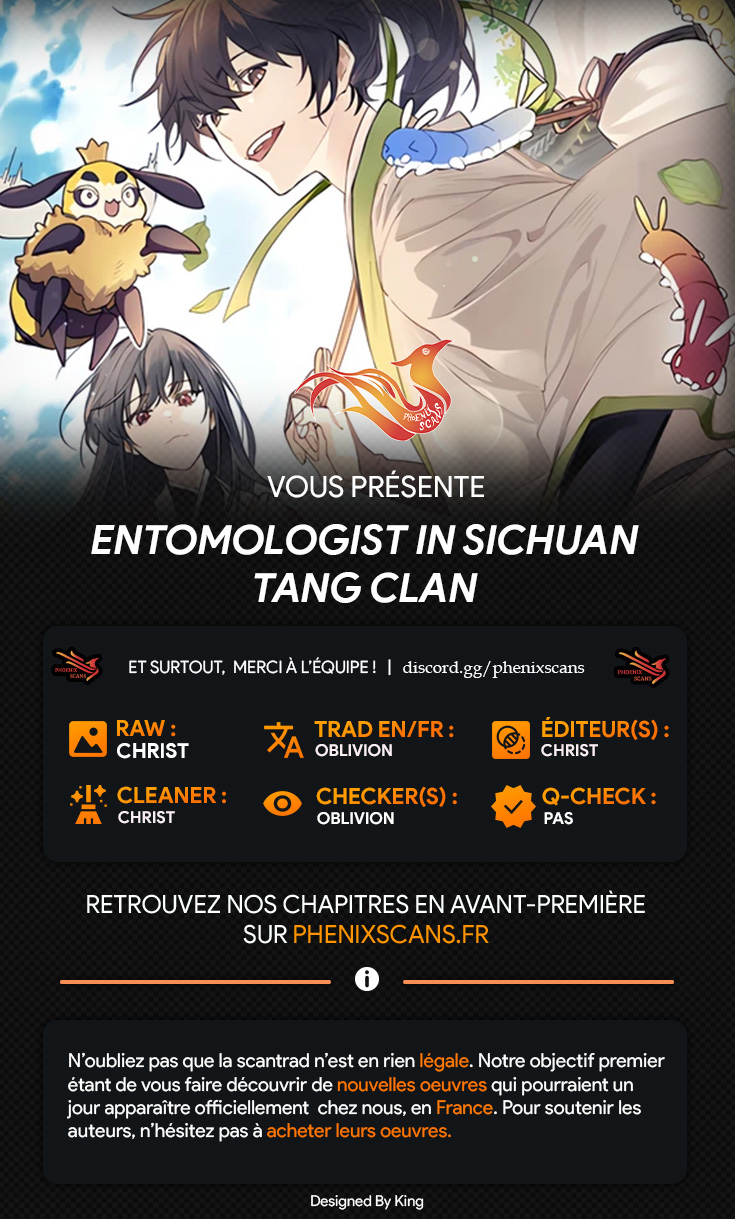 Read Entomologist In Sichuan Tang Clan FR Manga Online