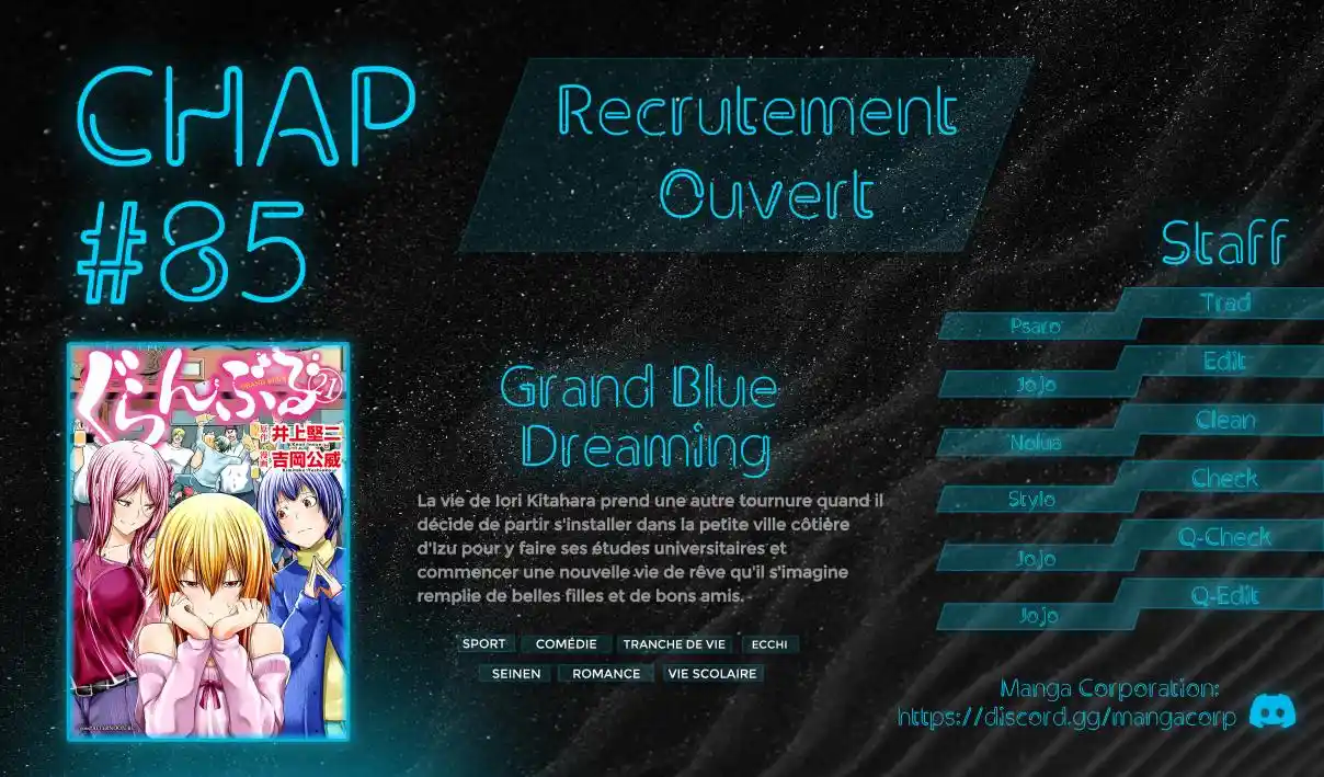 Read Grand Blue FR Manga Online
