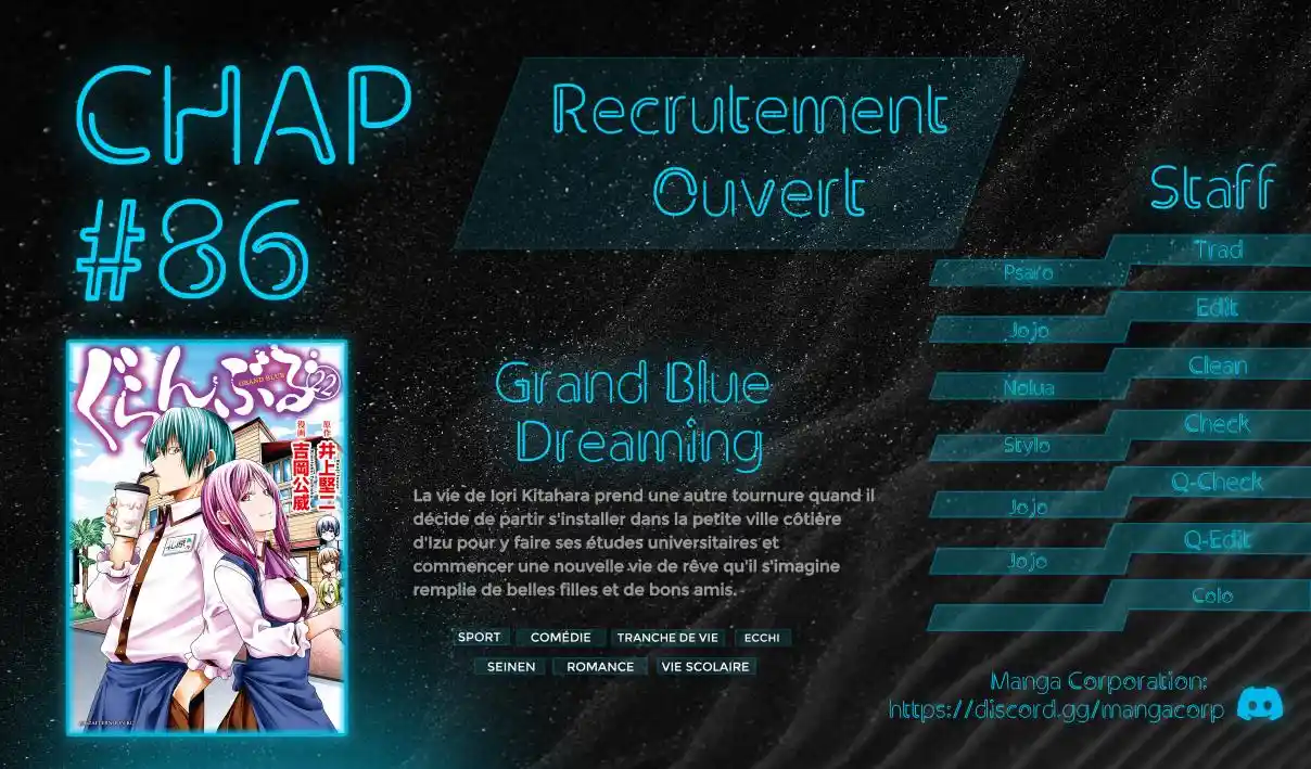 Read Grand Blue FR Manga Online