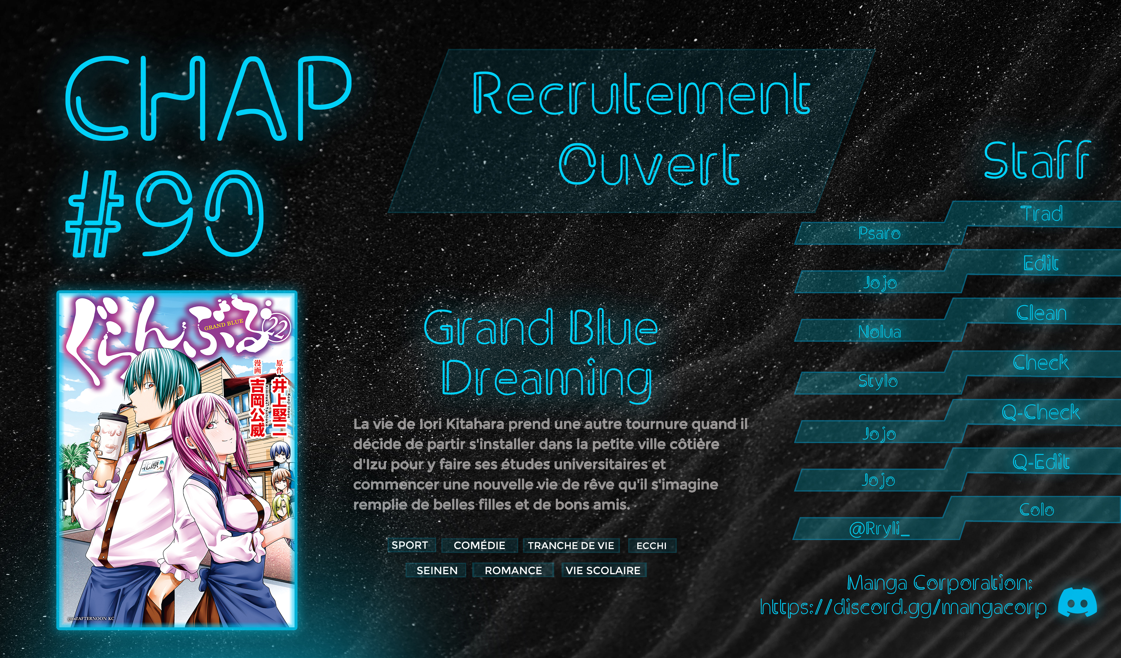 Read Grand Blue FR Manga Online