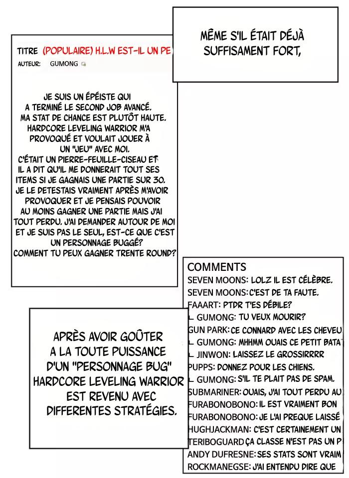 Read Hardcore Leveling Warrior FR Manga Online
